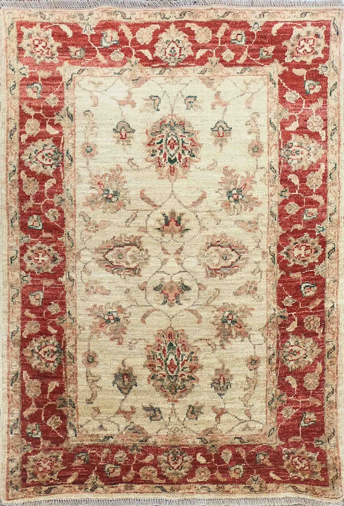 Alfombra persa de lana natural suave, diseño clásico - Consorcio Persa