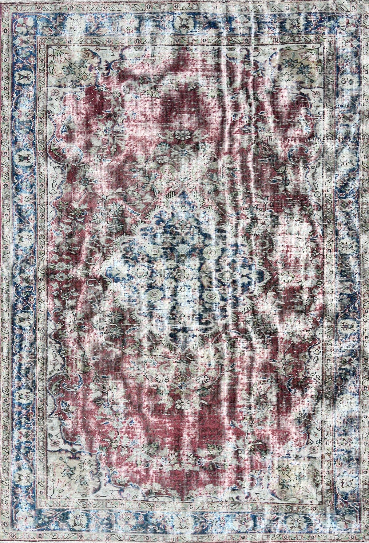 Alfombra persa vintage de lana, hecha a mano, decorativa - Consorcio Persa