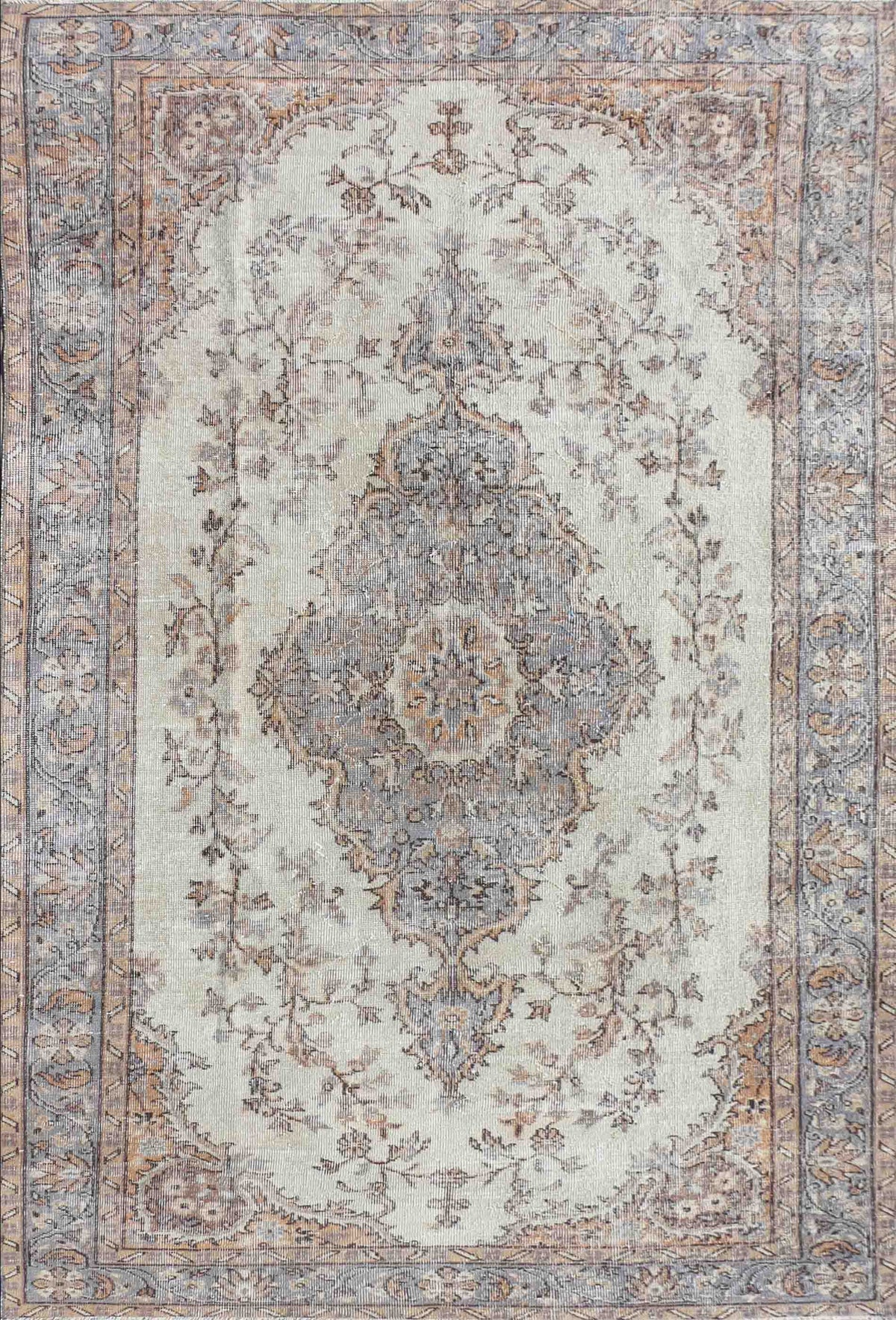 Alfombra persa vintage de lana hecha a mano, estilo envejecido - Consorcio Persa