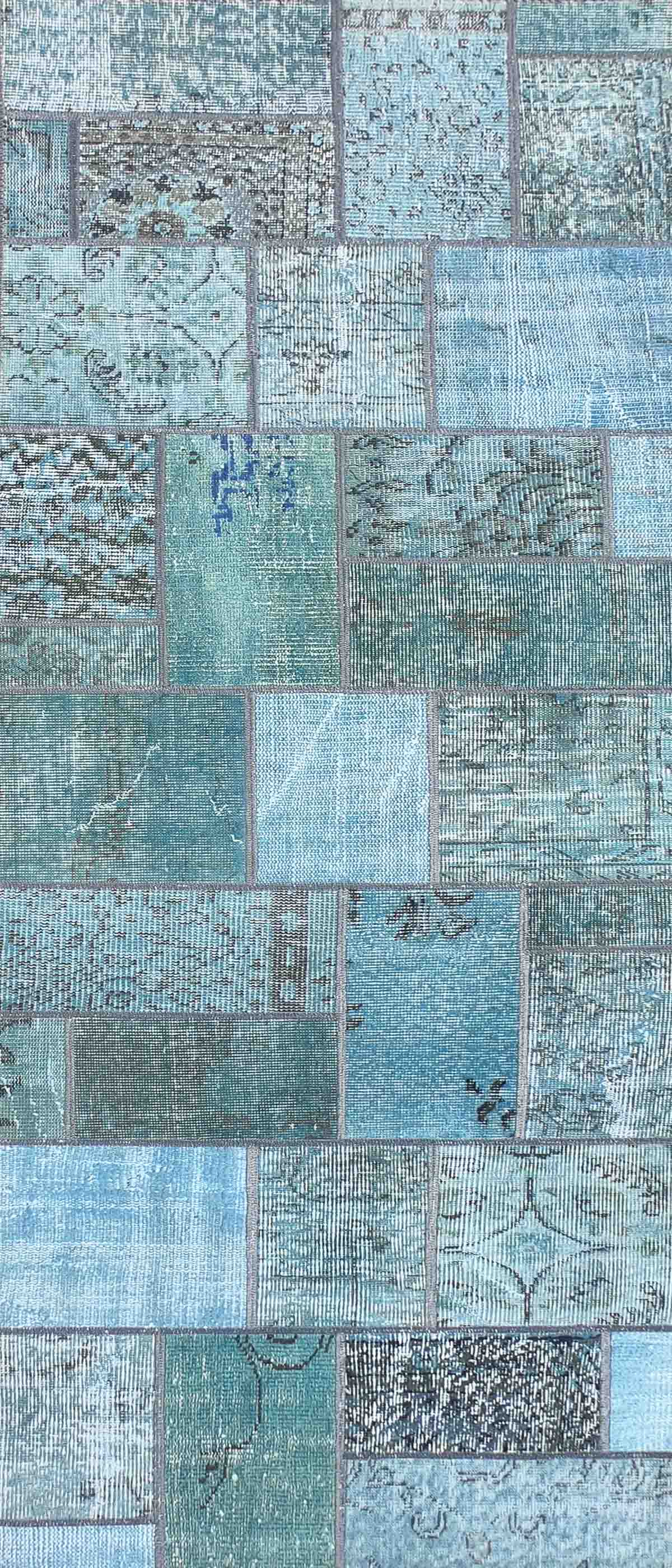Alfombra persa vintage de lana hecha a mano, estilo patchwork - Consorcio Persa