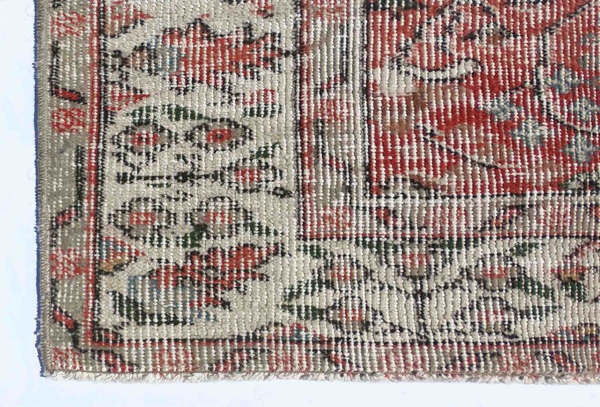 Alfombra importada turca de lana, estilo vintage único