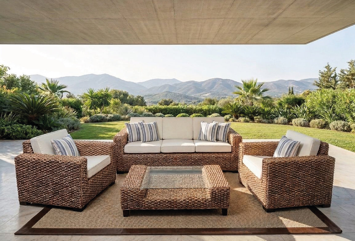 Set de muebles de rattan natural Javier de Consorcio Persa