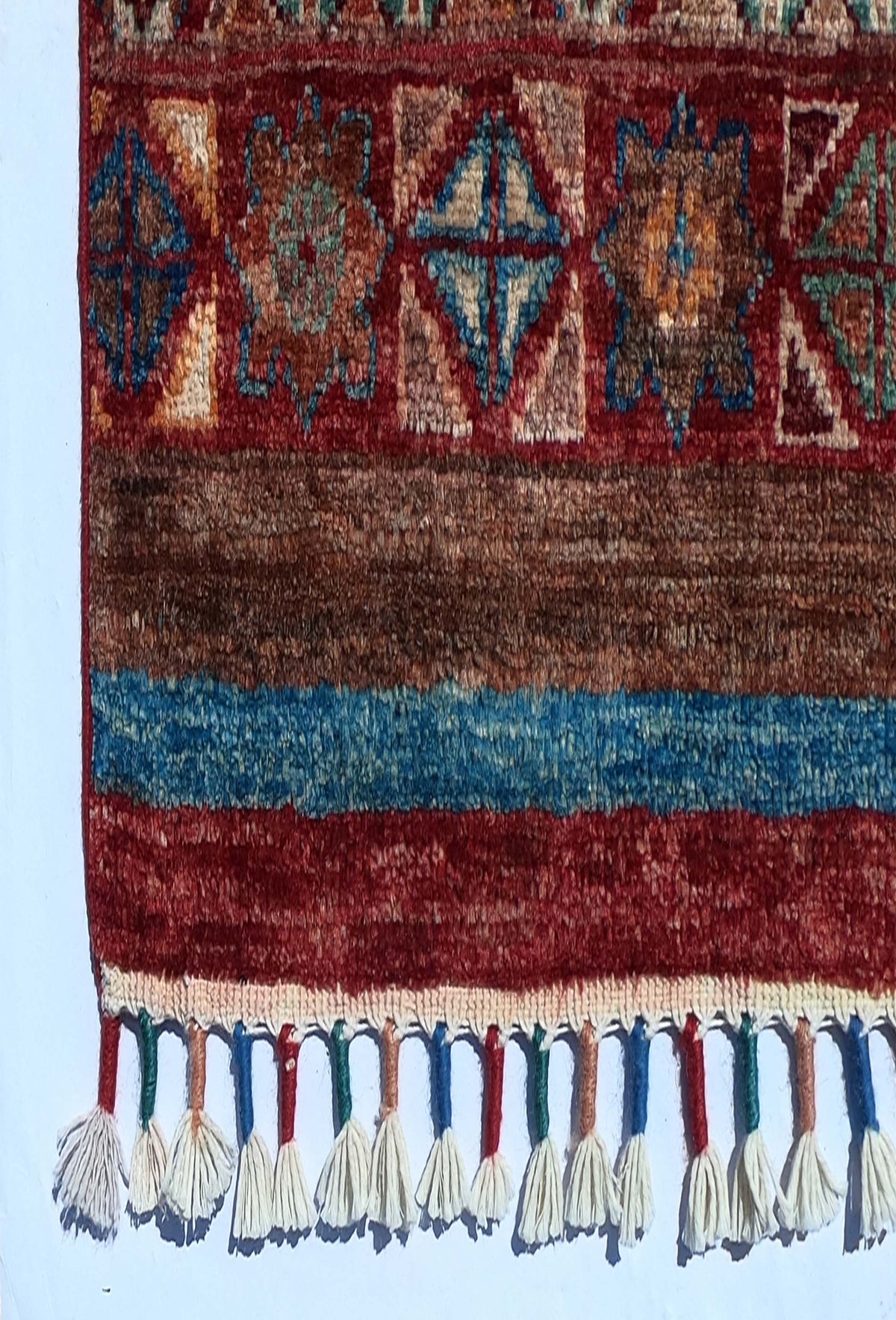 Textura suave lana natural de alfombra persa importada hecha a mano