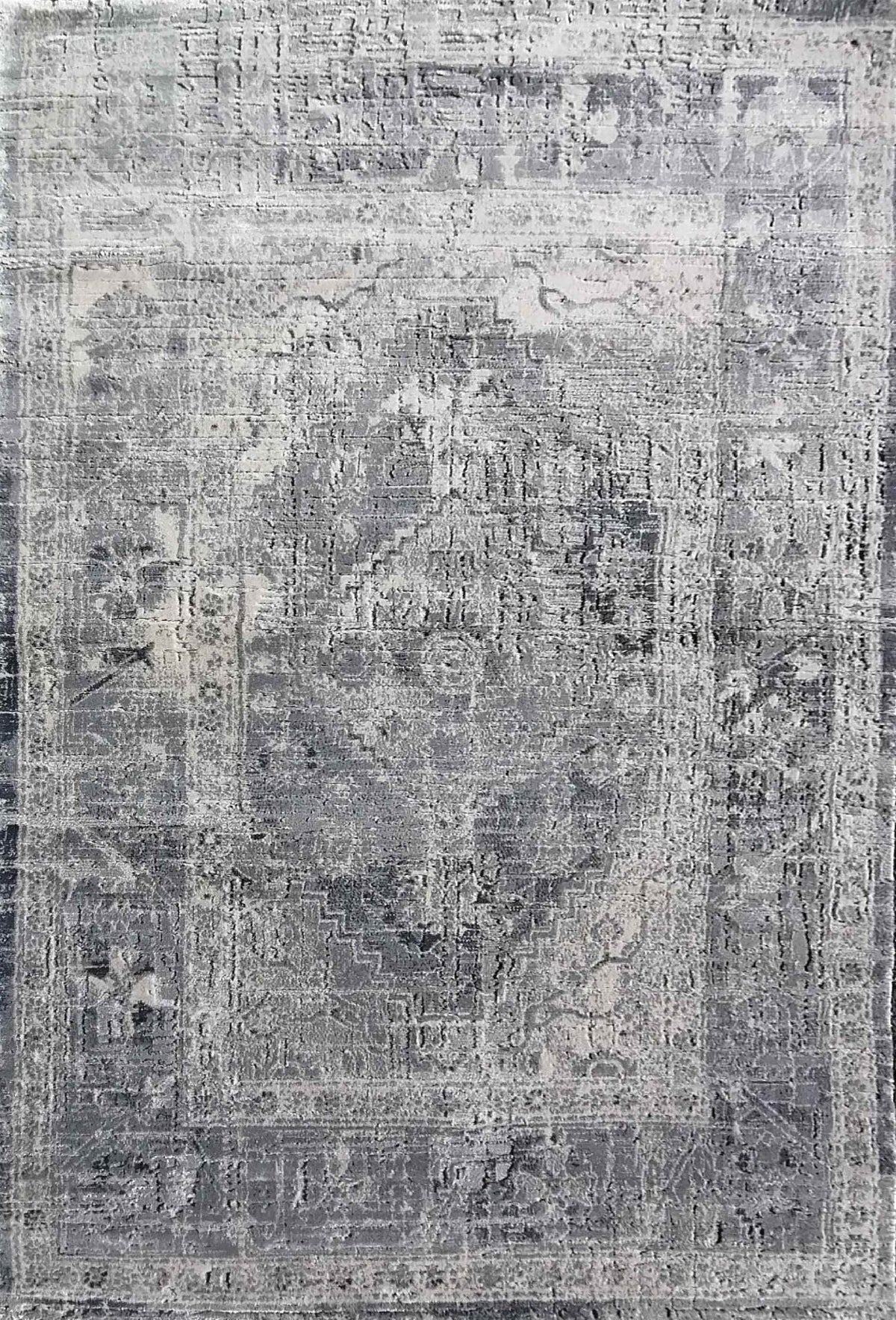 Alfombra turca Capadocia Royal contemporánea de lana neutra - Consorcio Persa