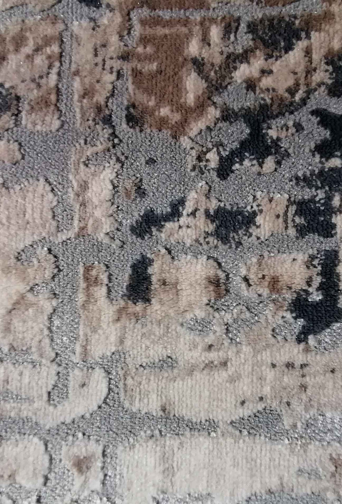 Diseño contemporáneo abstracto en alfombra turca importada