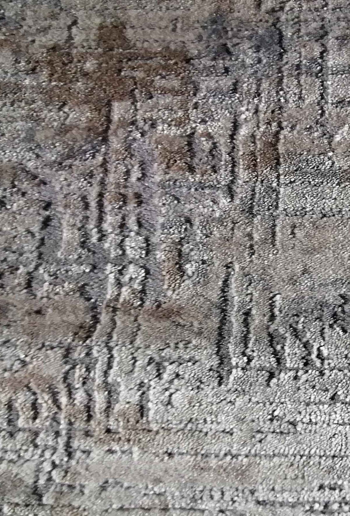 Diseño contemporáneo abstracto en alfombra turca importada