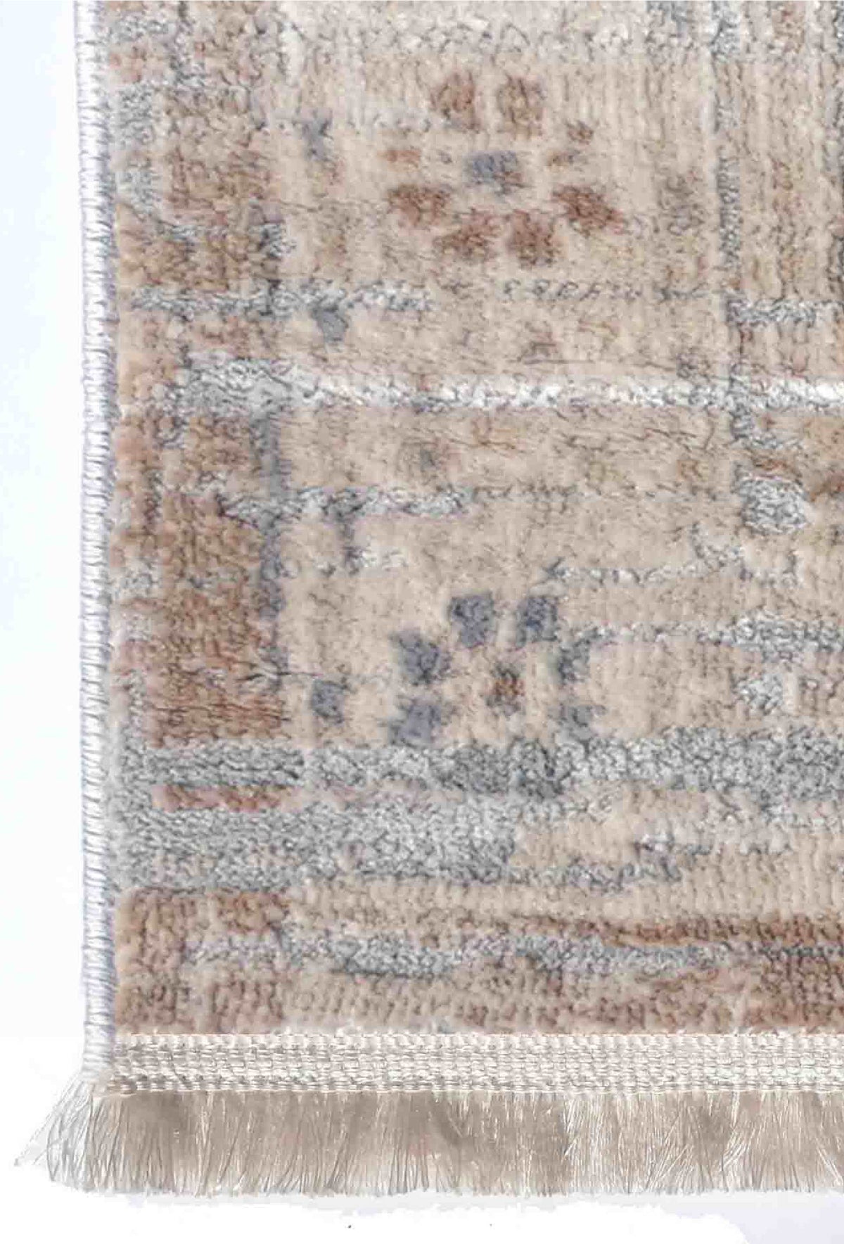 Textura de lana premium en alfombra turca hecha a mano