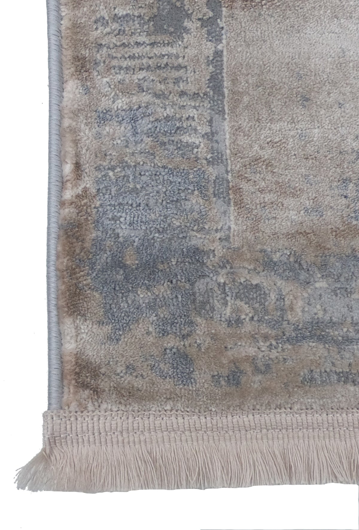 Textura de lana de alta calidad en alfombra turca contemporánea