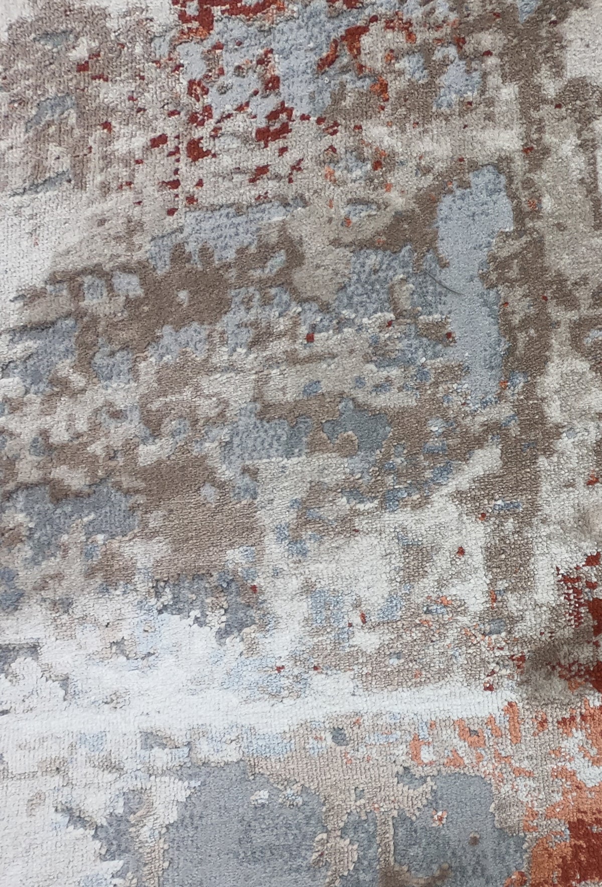 Diseño contemporáneo abstracto en alfombra turca importada