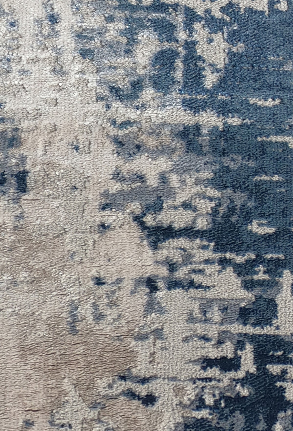 Diseño contemporáneo en alfombra turca importada de lana