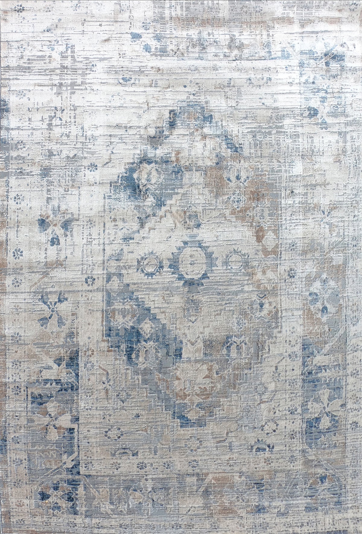 Alfombra turca contemporánea de colores neutros - Consorcio Persa