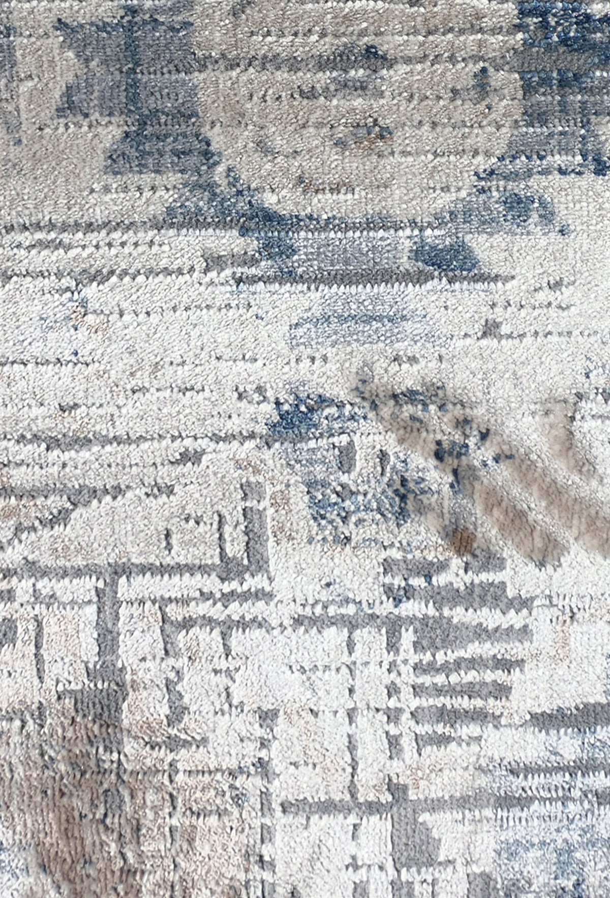Diseño contemporáneo en alfombra turca importada