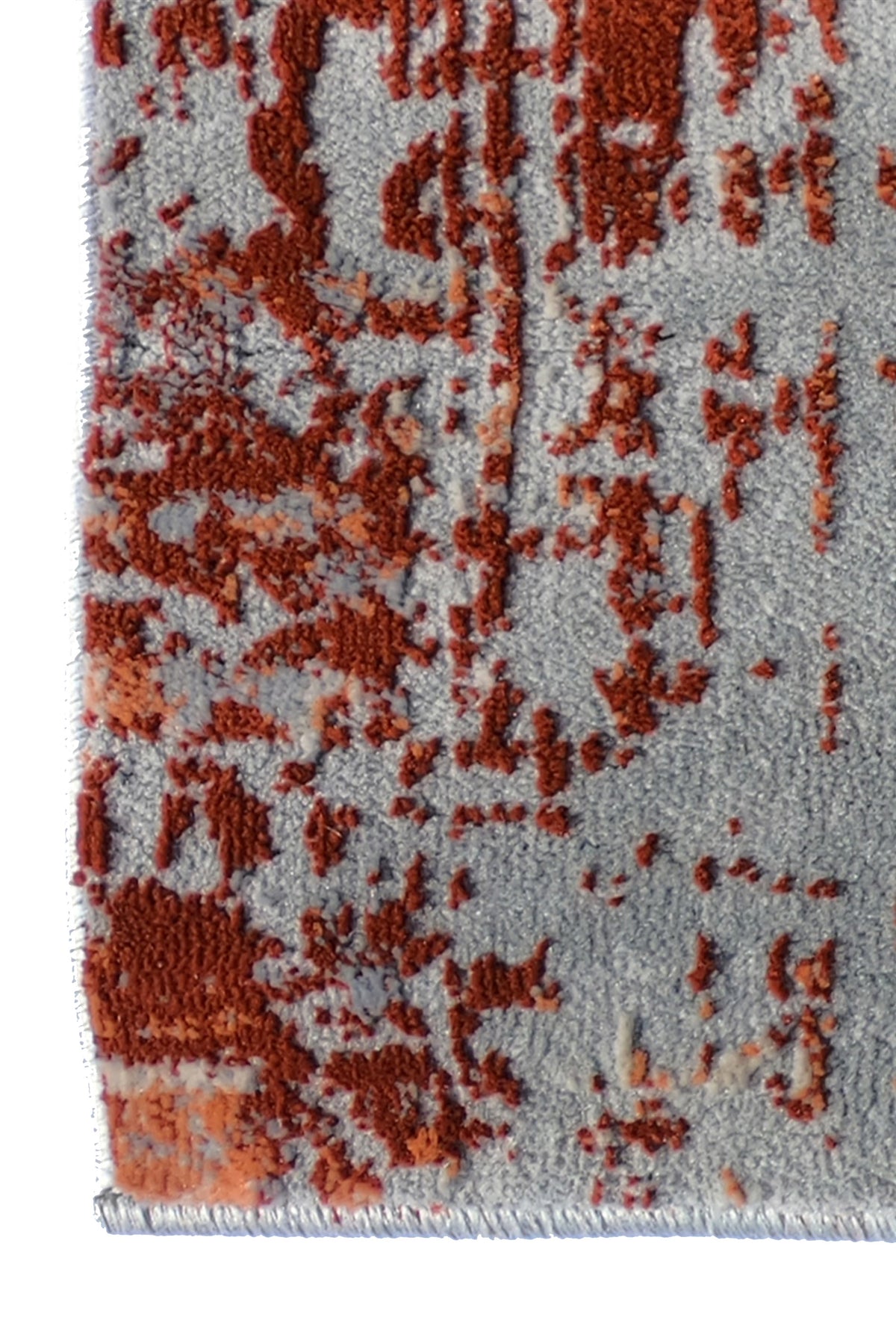 Textura de lana de alta calidad en alfombra turca contemporánea