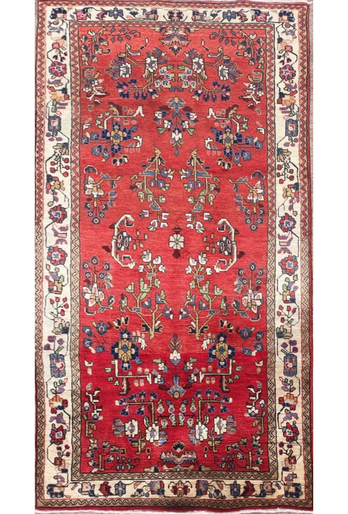 Alfombra persa Hamadan de lana hecha a mano, estilo vintage - Consorcio Persa