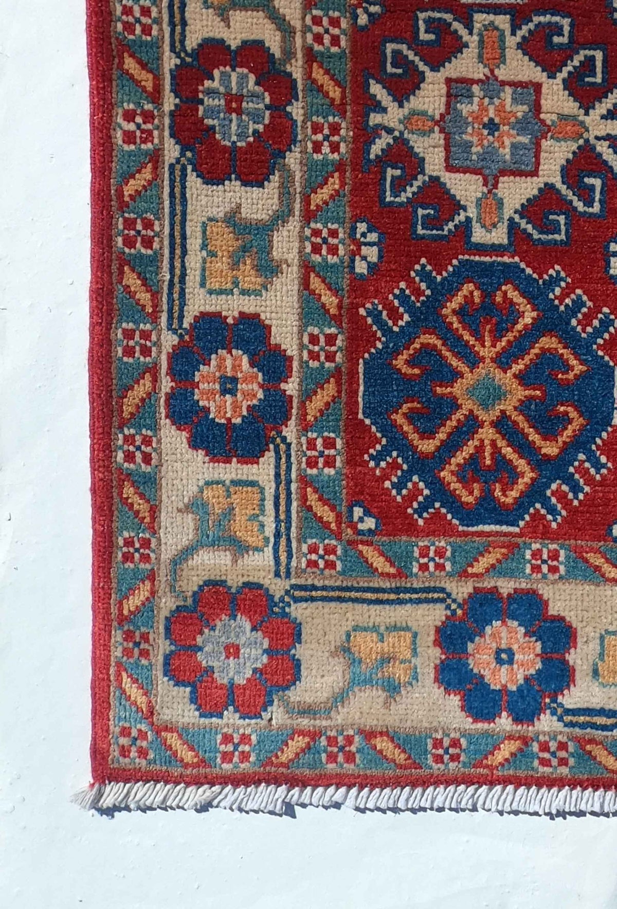 Alfombra Lana, Kazak 1.00 x 0.80 mts. 0001