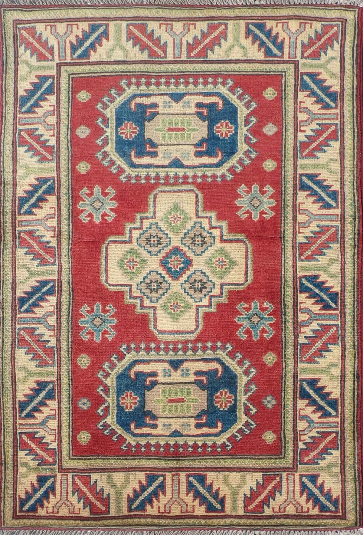 Alfombra Lana, Kazak 1.20 x 0.80 mts. 0080