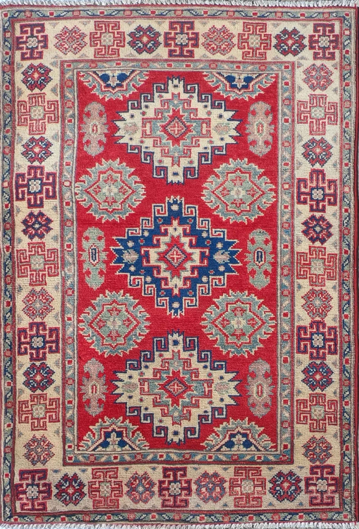 Alfombra Lana, Kazak 1.20 x 0.80 mts. 0081