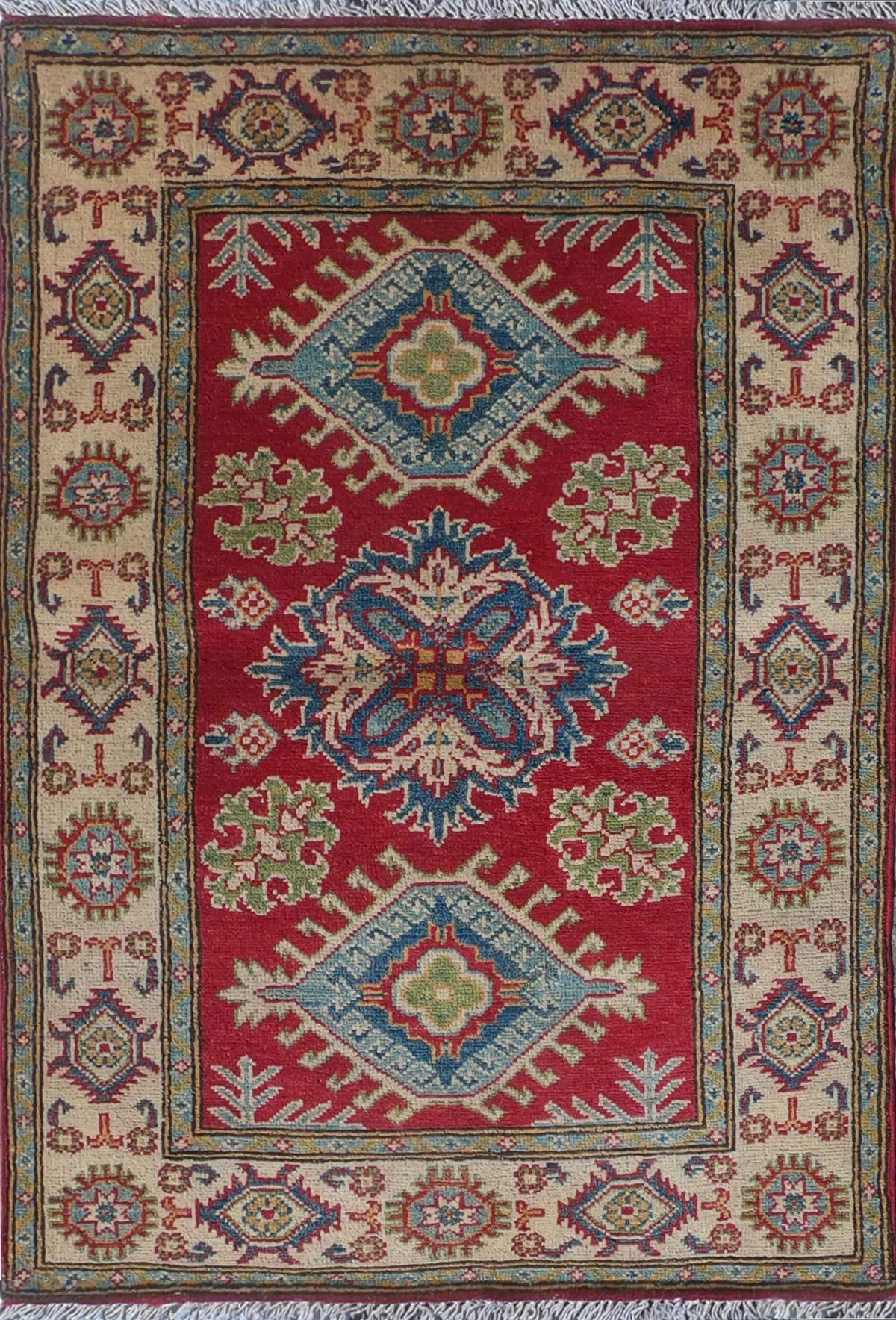 Alfombra Lana, Kazak 1.20 x 0.80 mts. 0083
