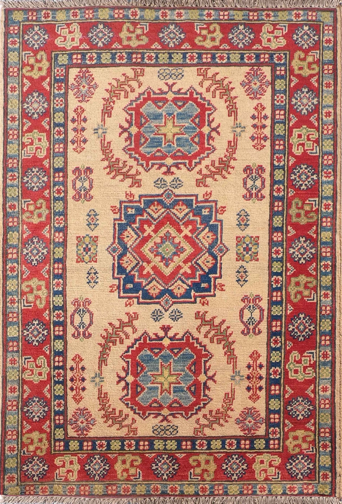 Alfombra Lana, Kazak 1.20 x 0.80 mts. 0093