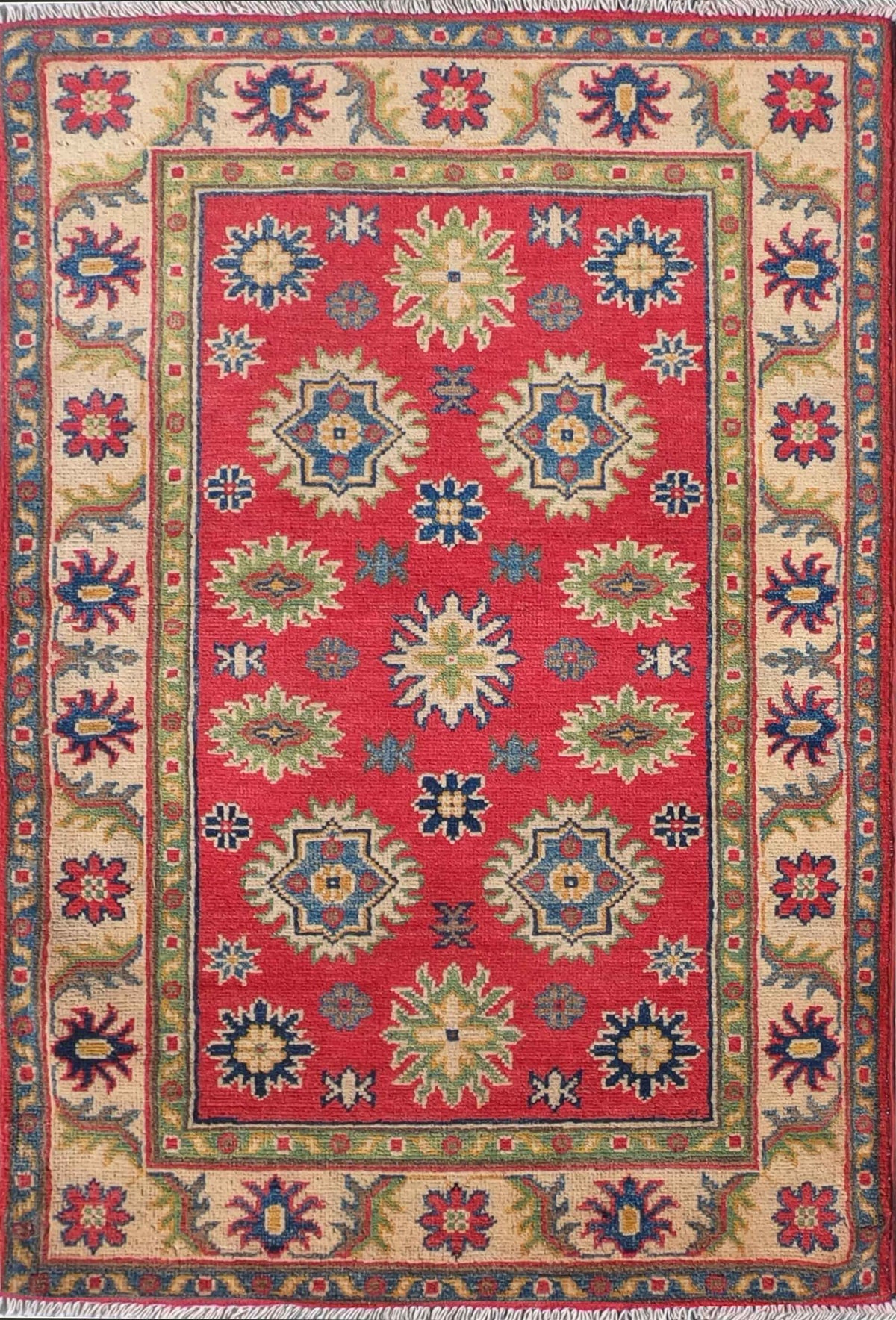 Alfombra Lana, Kazak 1.20 x 0.80 mts. 0096