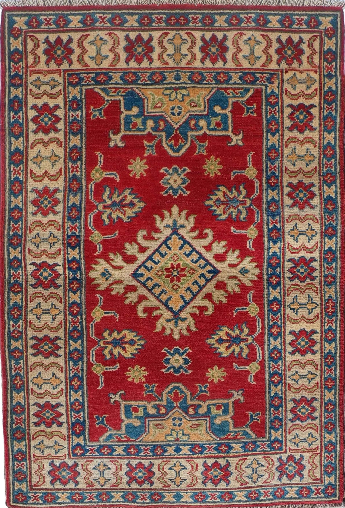 Alfombra Lana, Kazak 1.30 x 0.80 mts. 0044