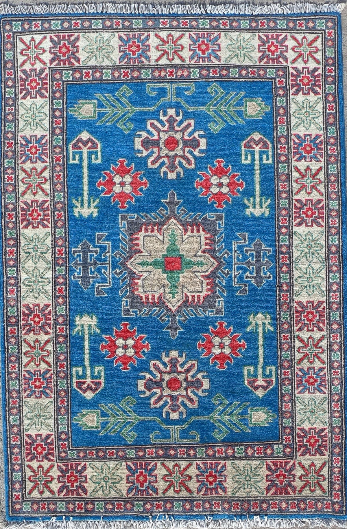 Alfombra Persa lana, Kazak 1.40 x 1.00 mts. 012