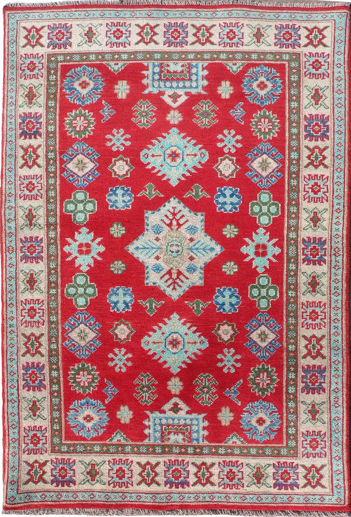 Alfombra Lana, Kazak 1.50 x 1.00 mts. 0008