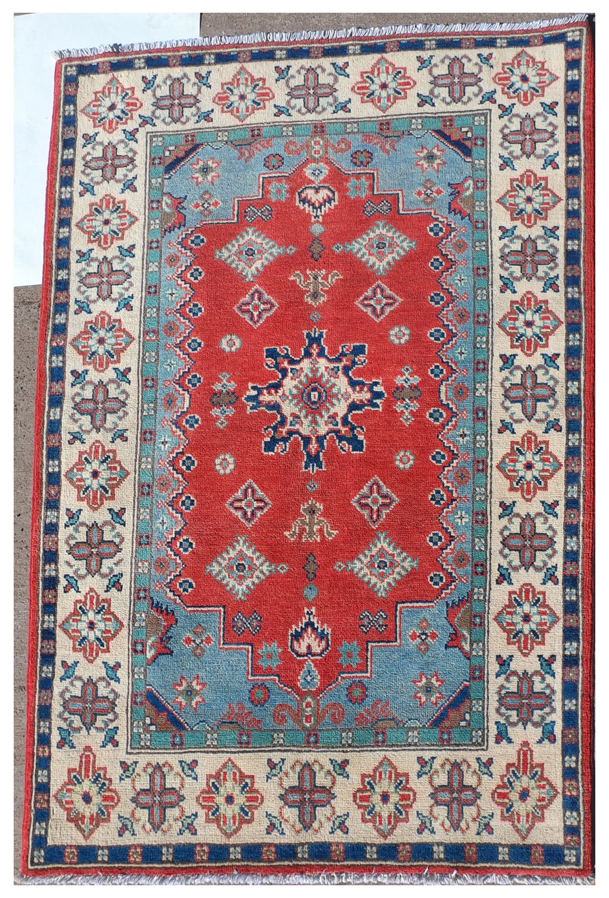 Alfombra Persa lana, Kazak 1.50 x 1.00 mts. 0080