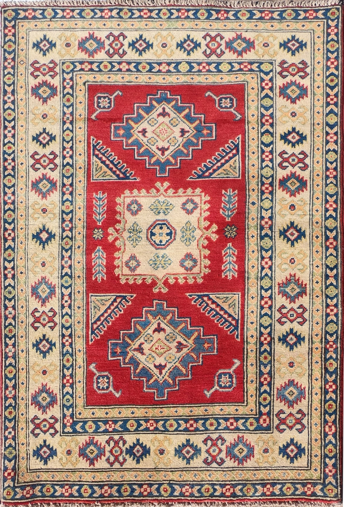 Alfombra Persa lana, Kazak 1.50 x 1.00 mts. 0112
