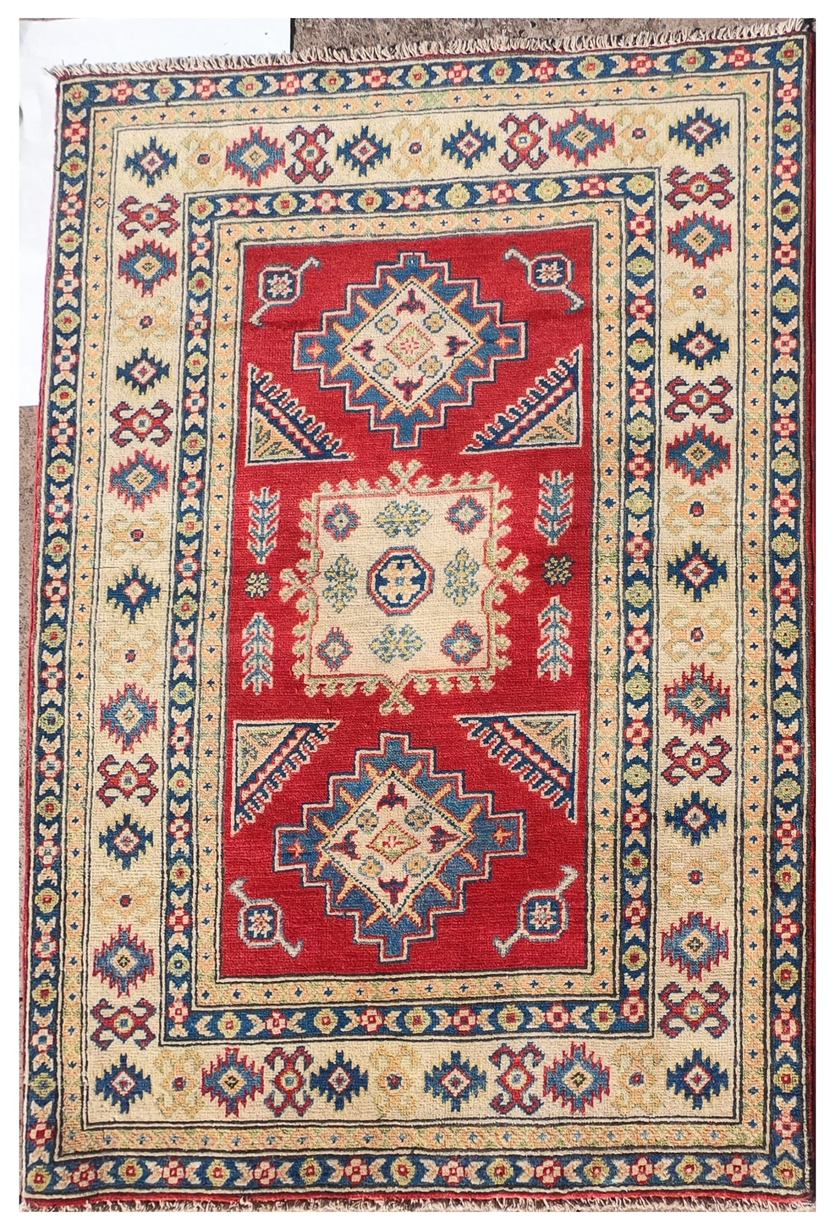 Alfombra Persa lana, Kazak 1.50 x 1.00 mts. 0112