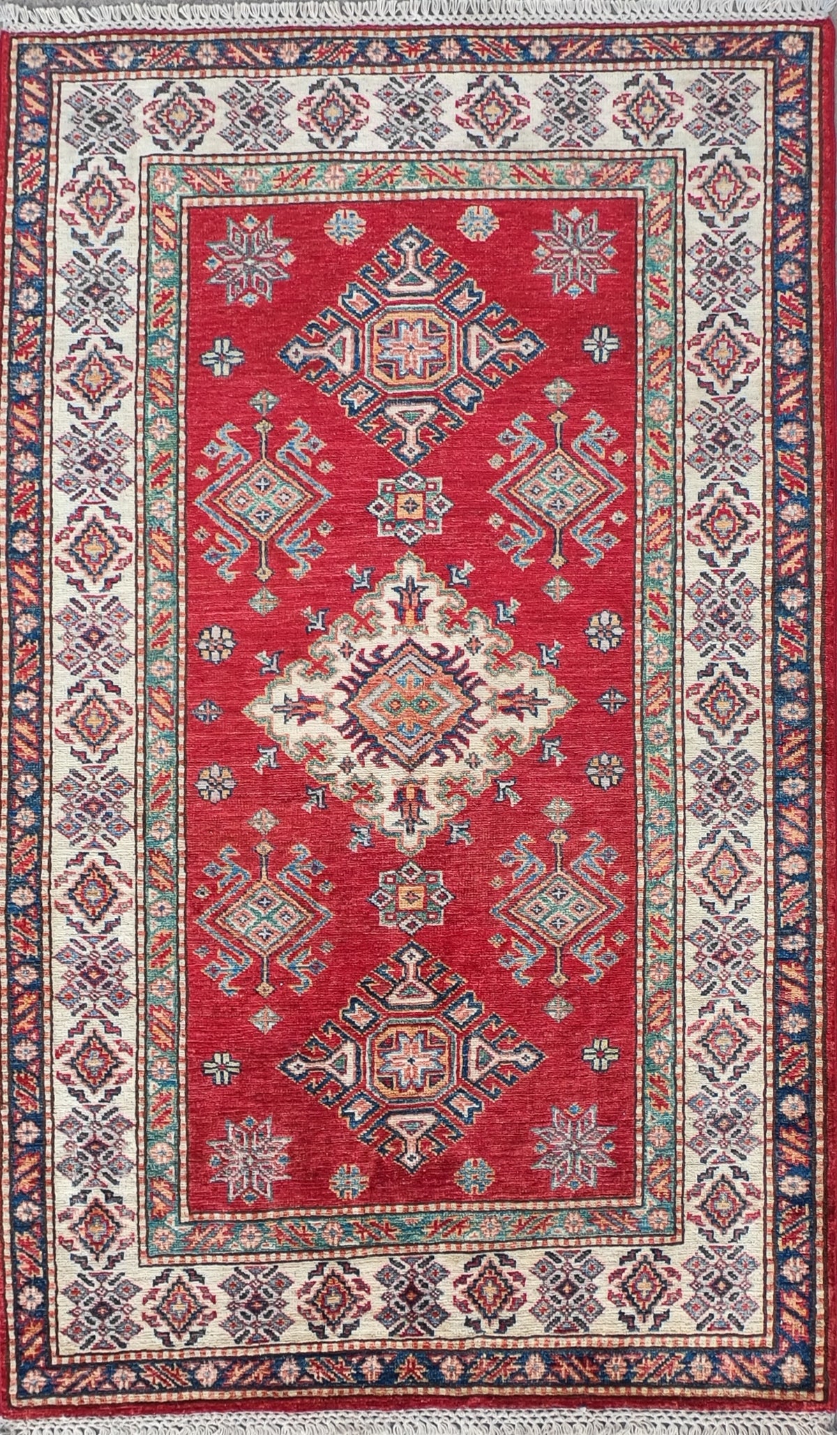 Alfombra Lana, Kazak Ghazni 1.50 x 1.00 mts. 0019