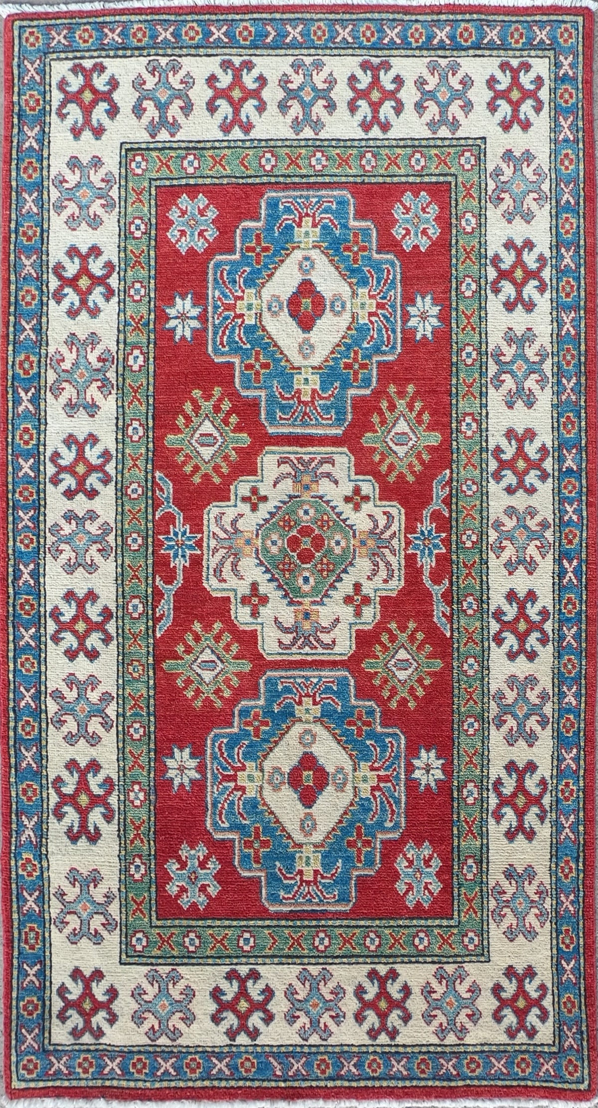 Alfombra Persa lana, Kazak 1.60 x 0.90 mts. 005