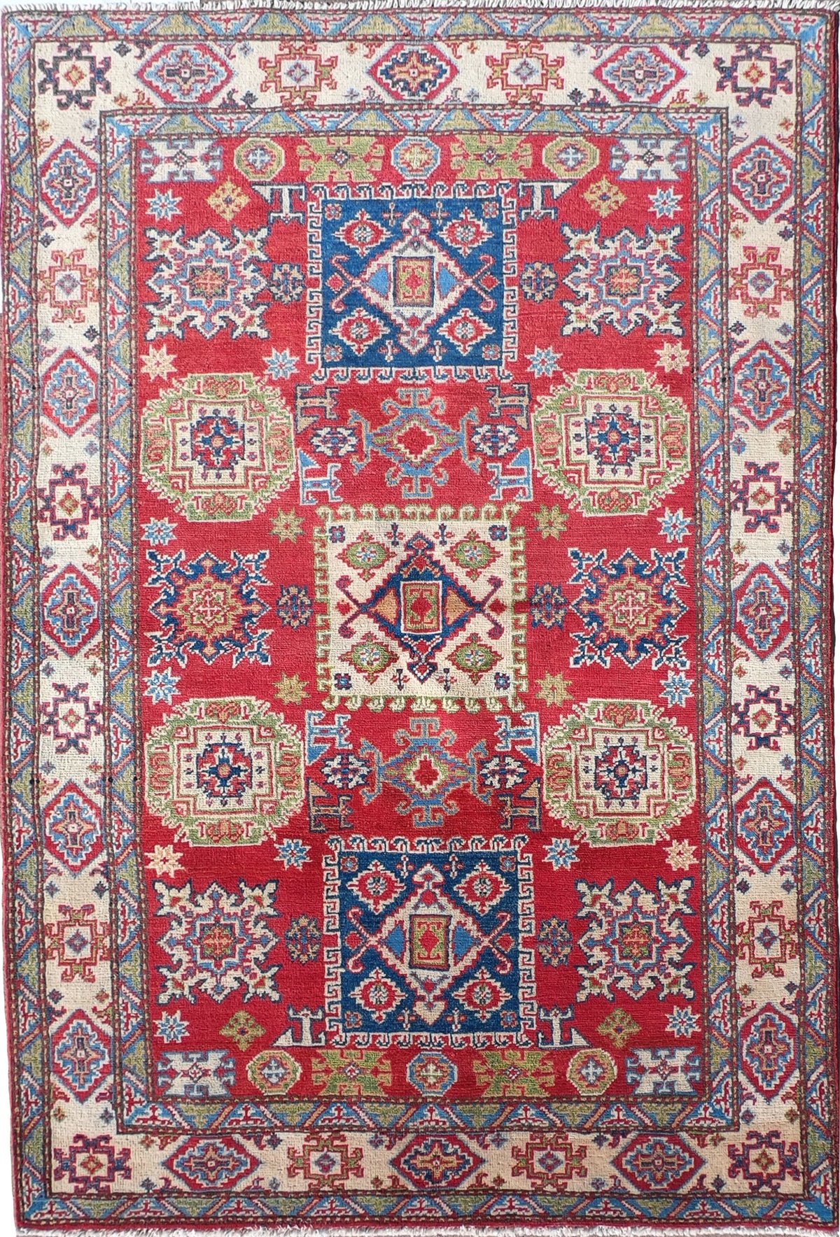 Alfombra Lana, Kazak 1.80 x 1.20 mts. 0086