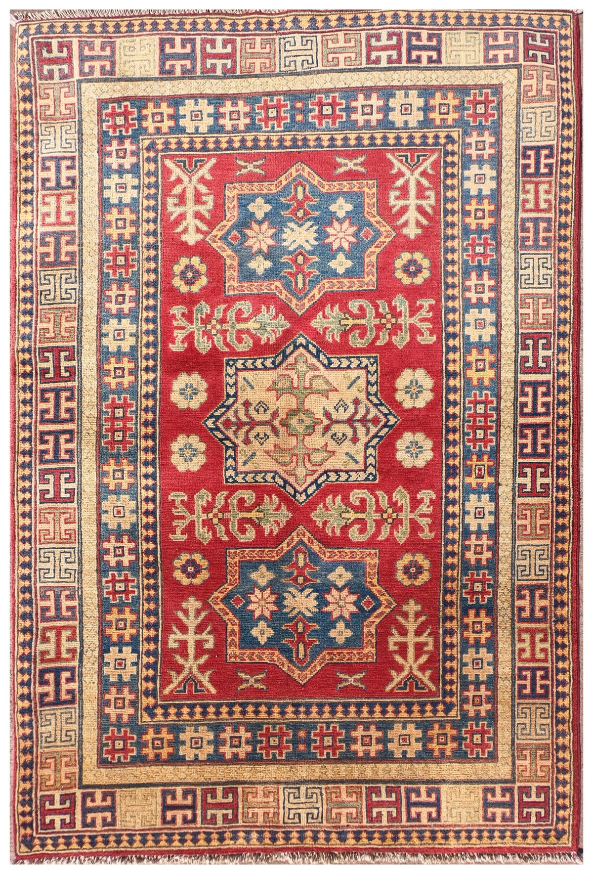Alfombra Lana, Kazak 2.00 x 0.60 mts. 0095