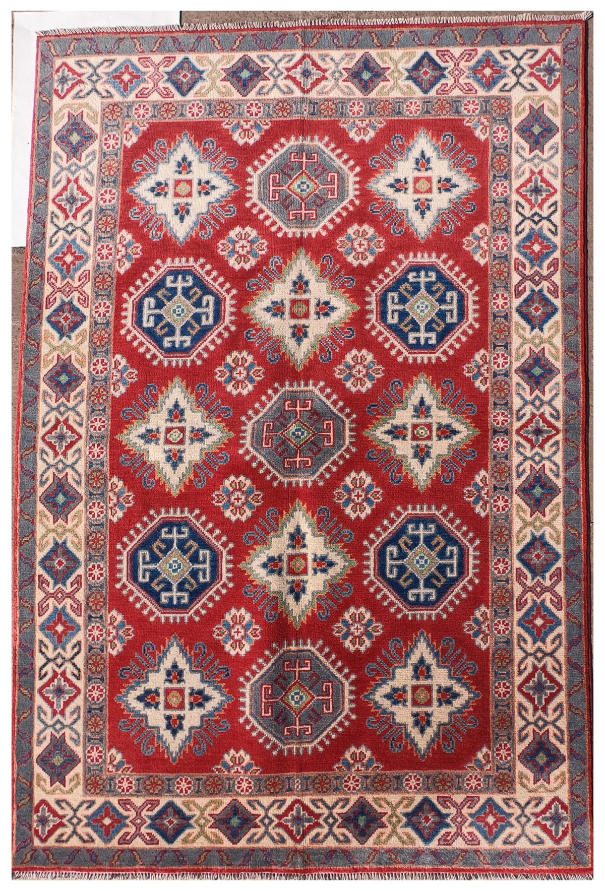 Alfombra Persa lana, Kazak 1.80 x 1.20 mts. 0114