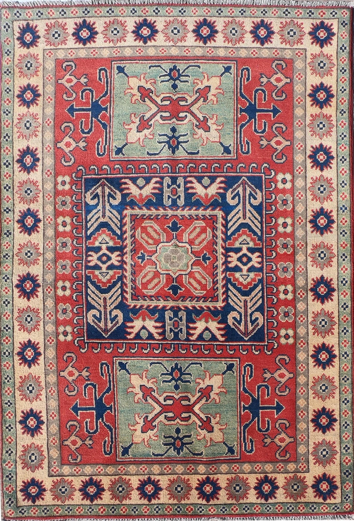 Alfombra Persa lana, Kazak 1.80 x 1.30 mts. 0015