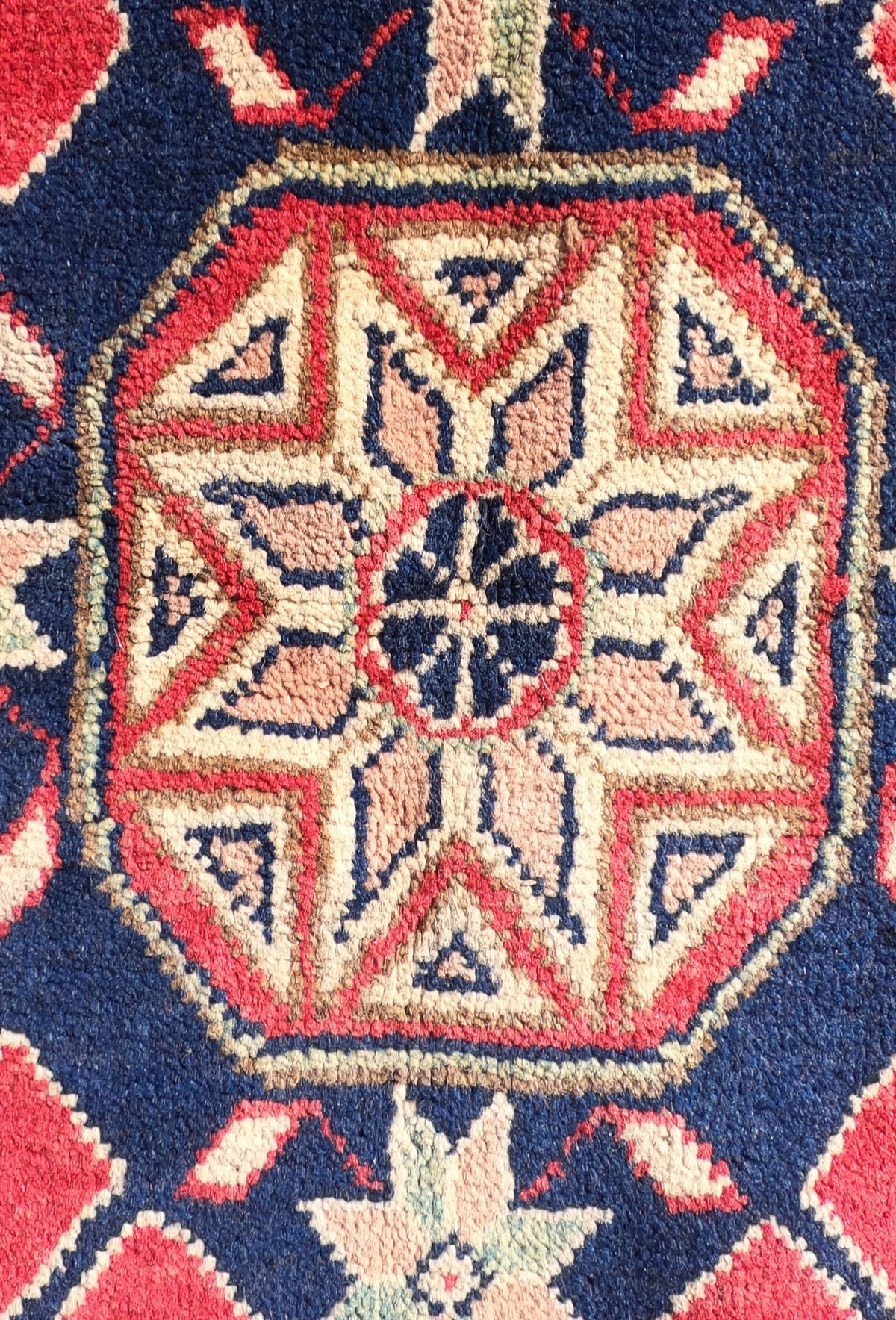 Alfombra Lana, Kazak 2.00 x 0.60 mts. 0016