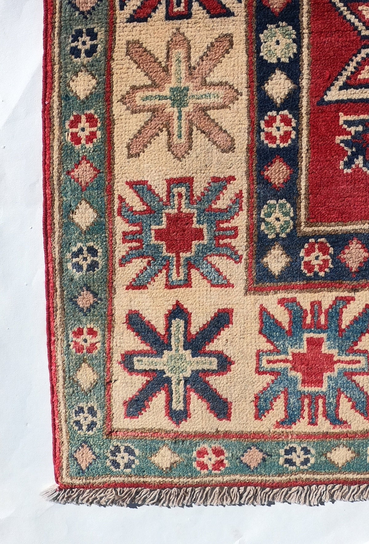 Alfombra Lana, Kazak 2.00 x 0.60 mts. 0016