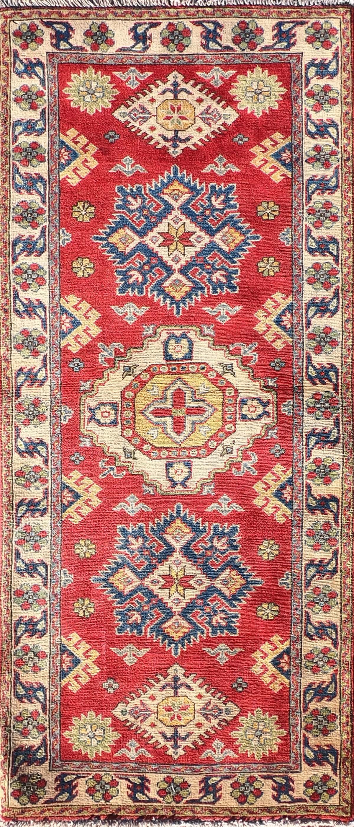 Alfombra Persa lana, Kazak 2.00 x 0.80 mts. 009