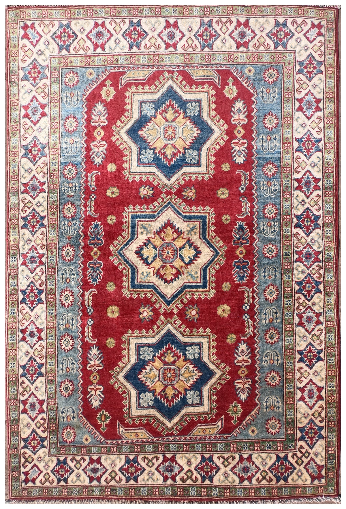 Alfombra Persa lana, Kazak 2.00 x 1.40 mts. 0003
