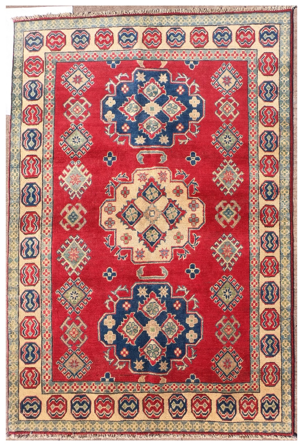 Alfombra Persa lana, Kazak 2.00 x 1.50 mts. 0034