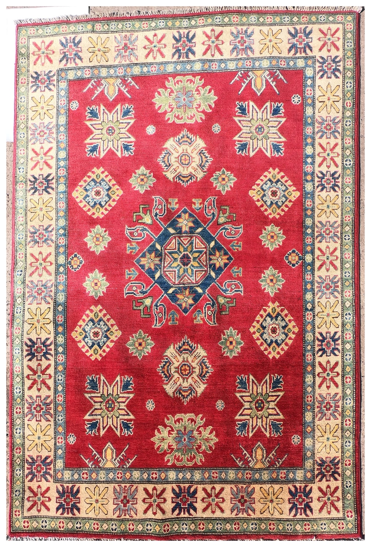 Alfombra Lana, Kazak 1.80 x 1.20 mts. 0050