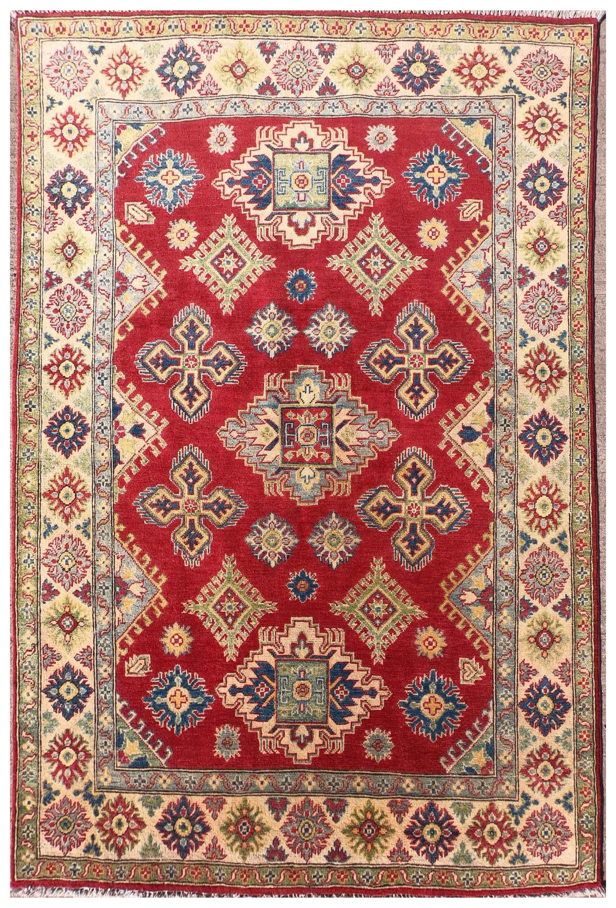 Alfombra Lana, Kazak 1.80 x 1.20 mts. 0052
