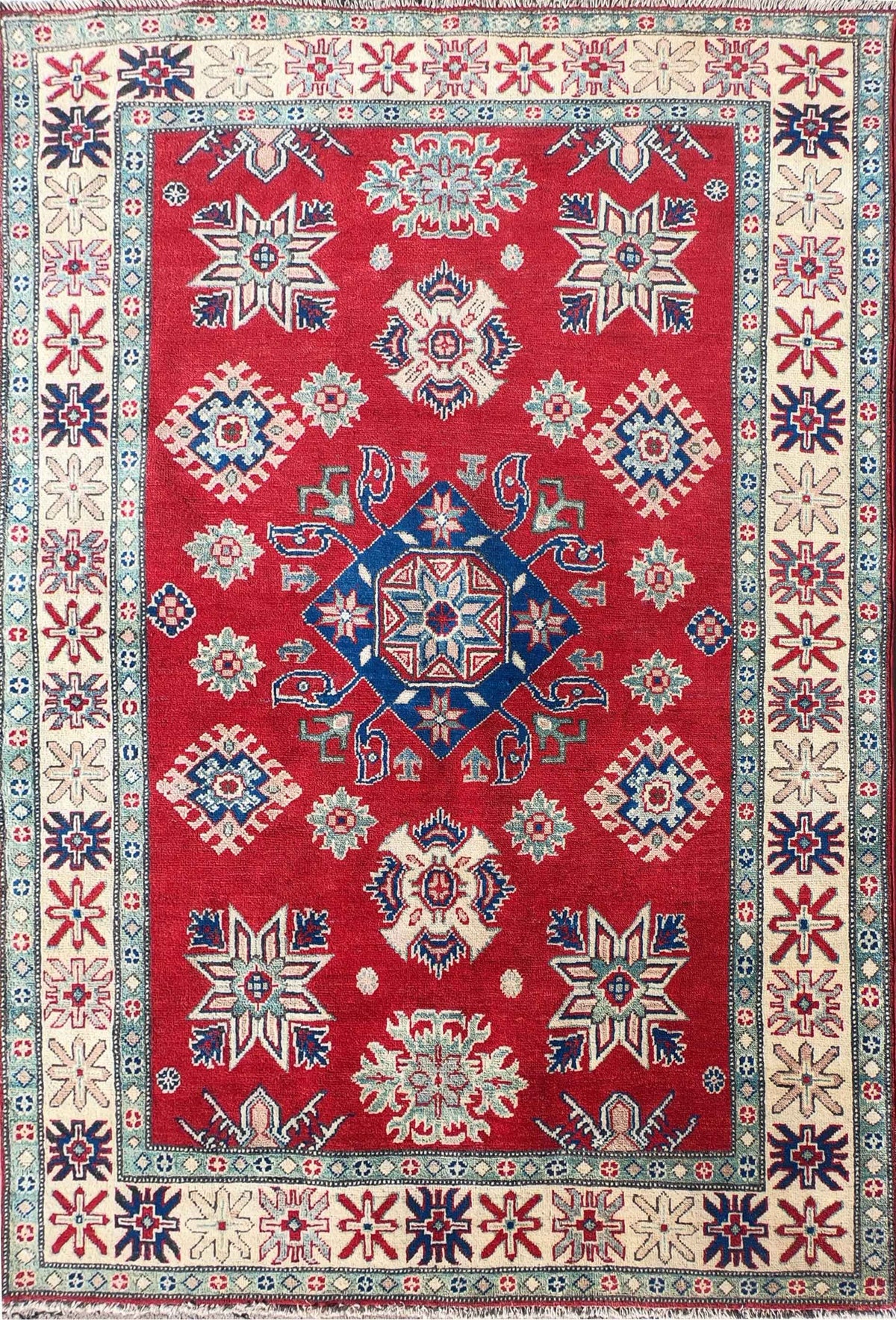 Alfombra Lana, Kazak 2.00 x 1.60 mts. 0004