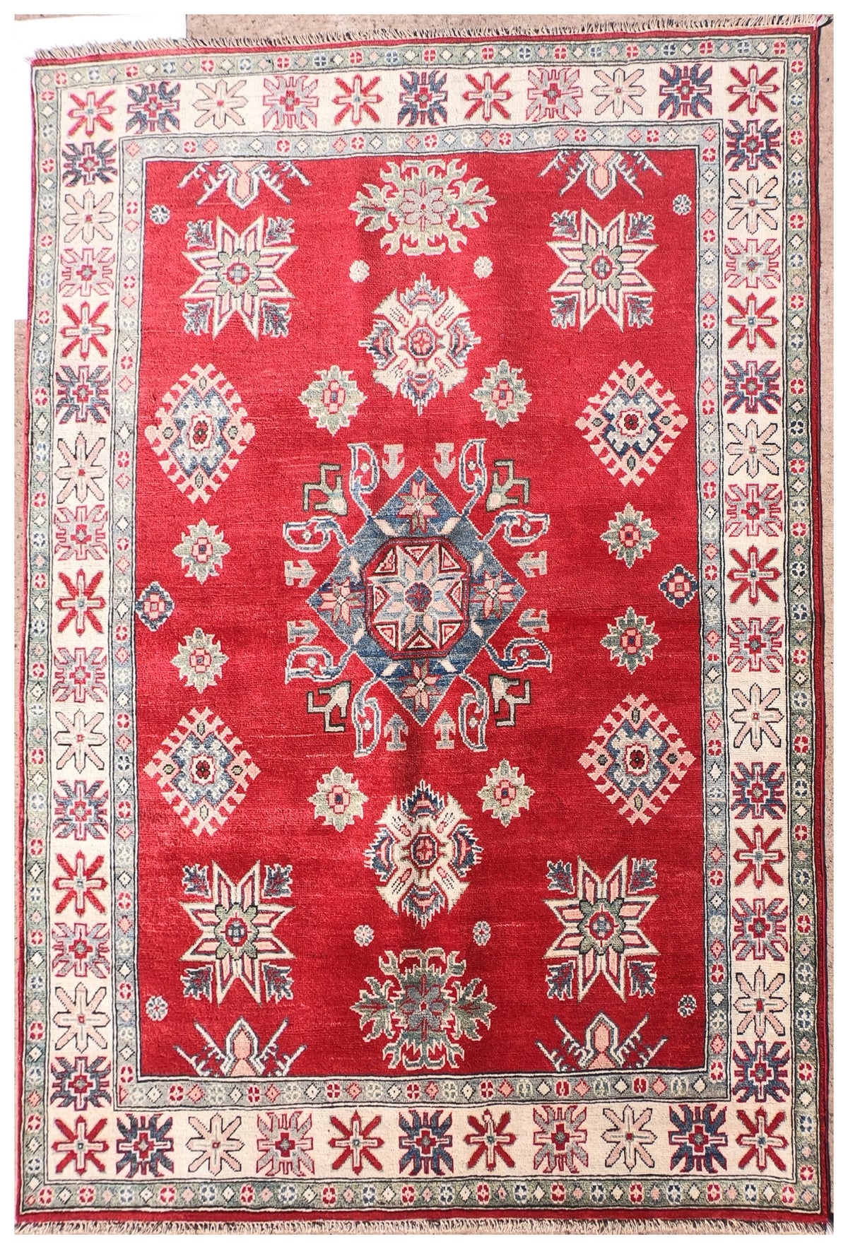 Alfombra Lana, Kazak 1.80 x 1.20 mts. 0005