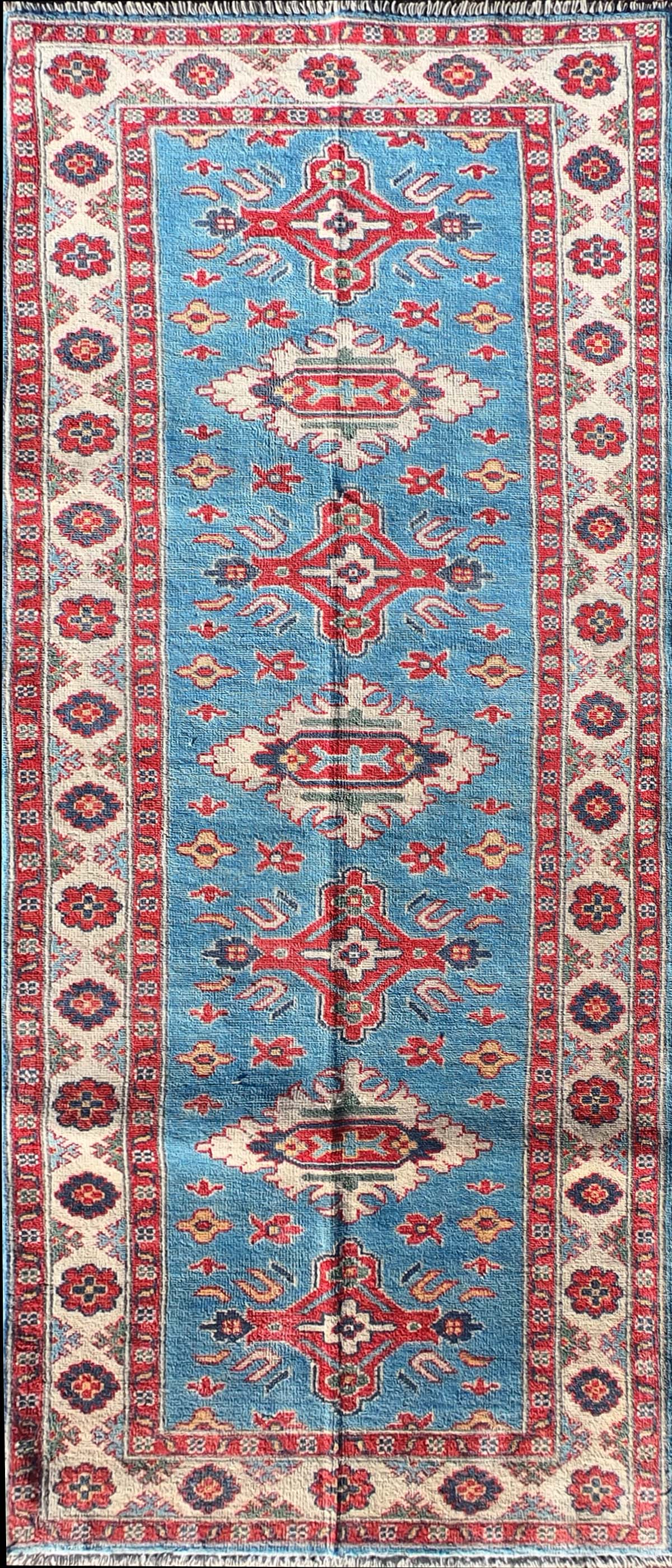 Alfombra Persa lana, Kazak 2.50 x 0.90 mts. 002