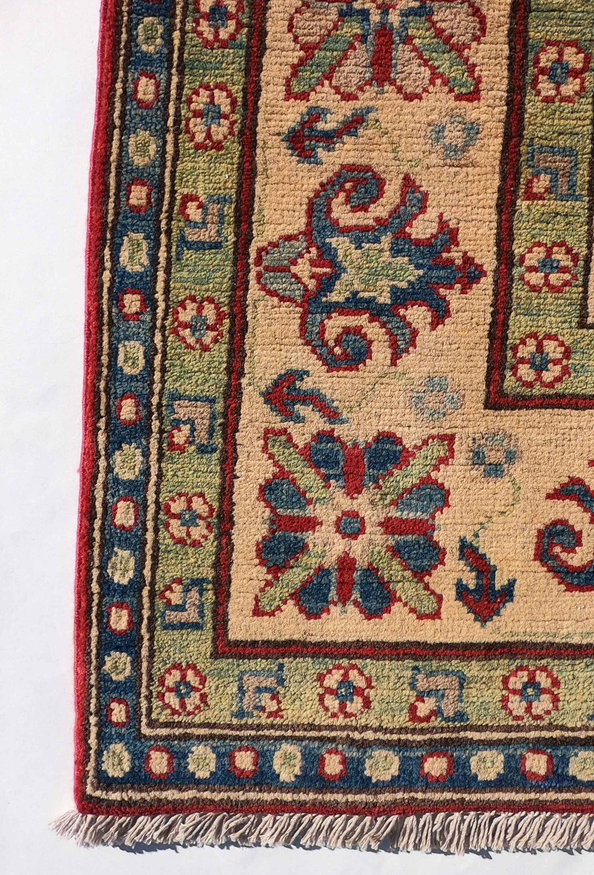 Alfombra Persa Kazak de lana, estilo clásico para living o comedor