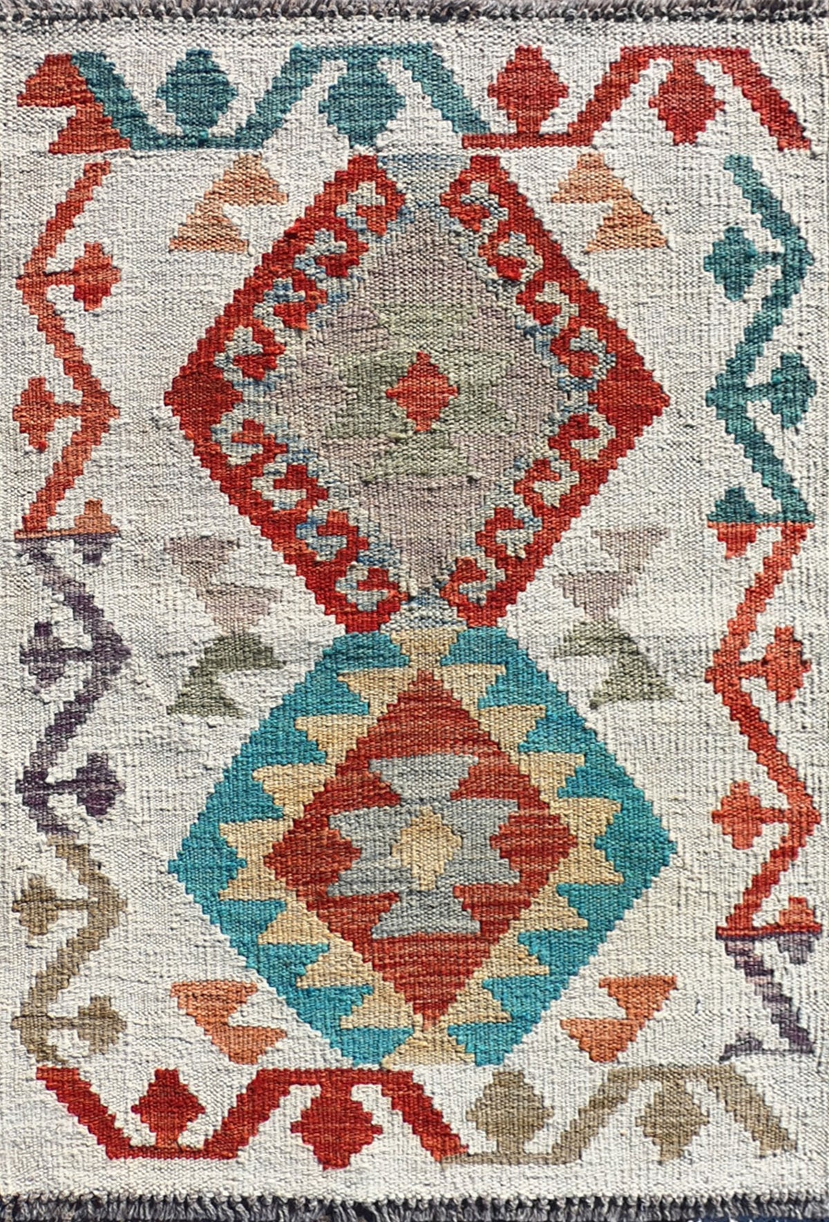Alfombra lana, Kelim Kashkuli 0.90 x 0.60 mts. 550