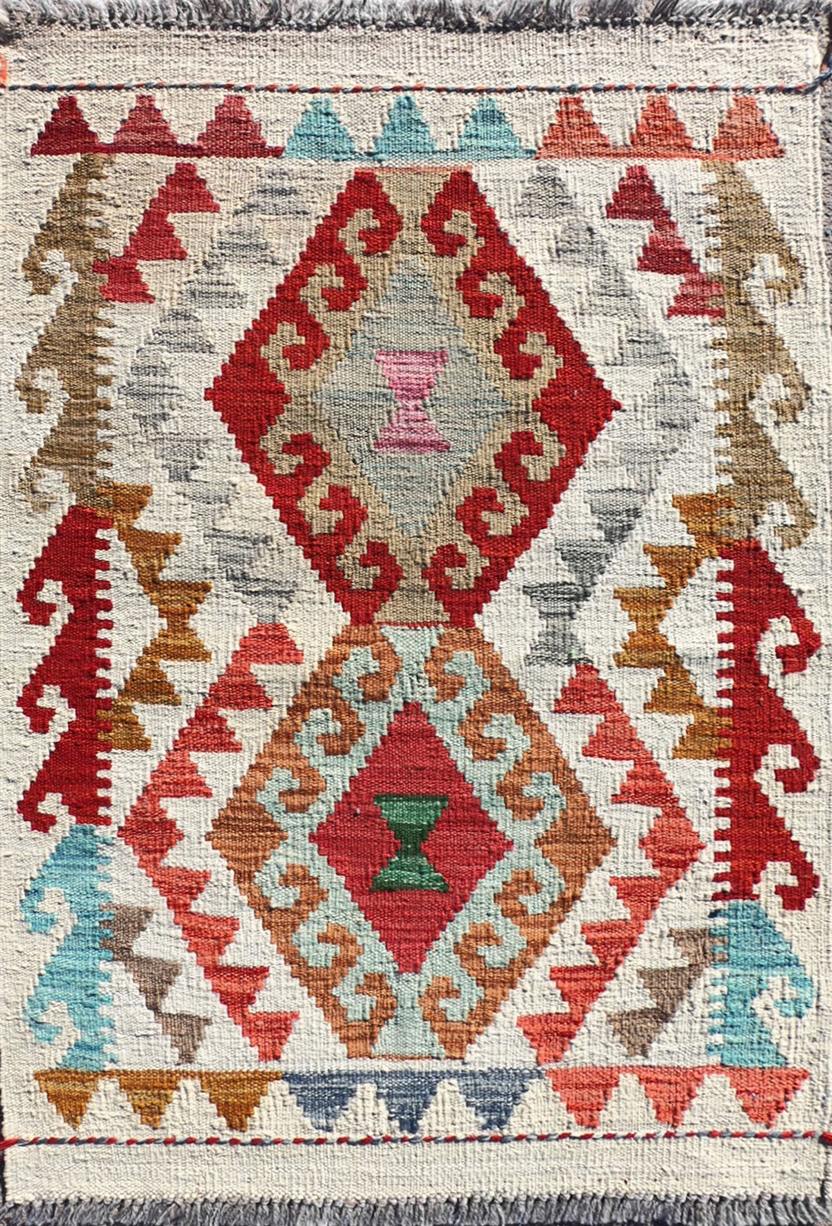 Alfombra lana, Kelim Kashkuli 0.90 x 0.60 mts. 559