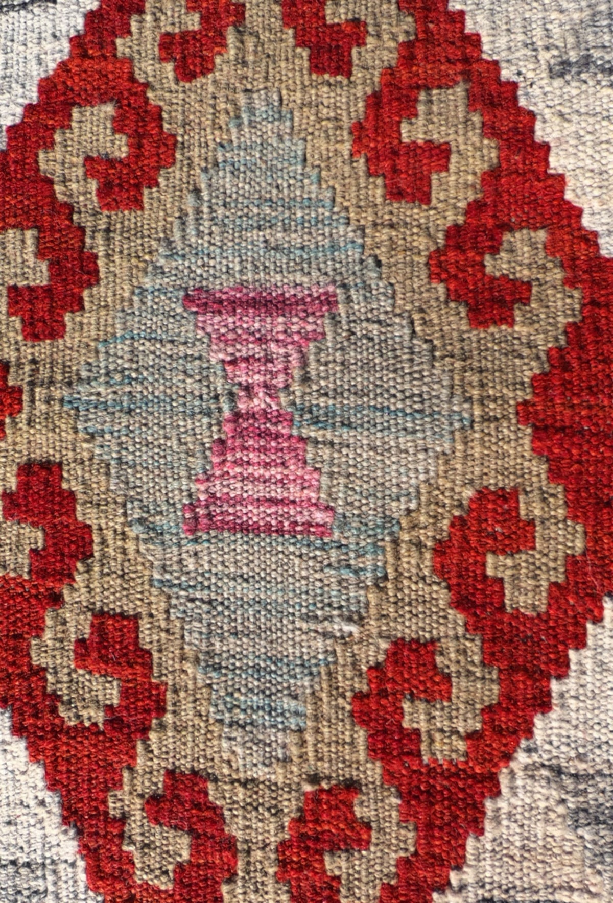 Alfombra lana, Kelim Kashkuli 0.90 x 0.60 mts. 559